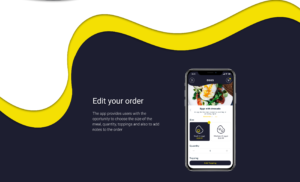 An image showing the design of the edit order process